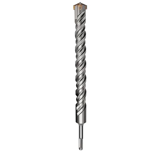 1-3/16 inch X 16 inch SDS Plus Rotary Hammer Drill Bit, Concrete Drill Bit for Concrete, Brick, Cement and Stone, 16 inch Length (16" Length, 1-3/16" Diameter)