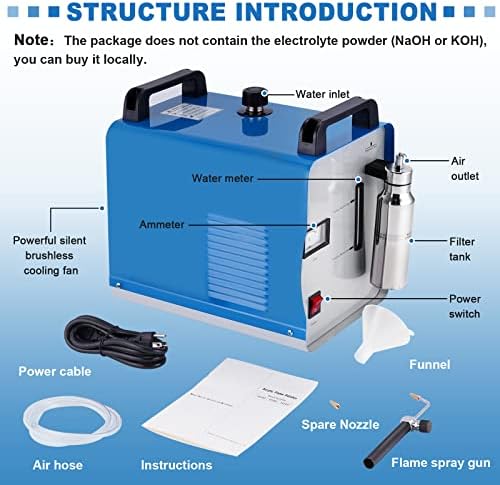 Acrylic Flame Polisher Oxy-Hydro Generator Water Welder Flame Polisher 75L/H Acrylic Flame Polishing Machine (H160)
