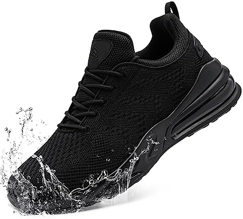 LARNMERN Men Chef Shoes Non Slip Work Waterproof Slip-on