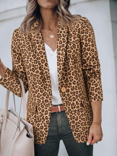 Cicy Bell Womens Casual Blazers Long Sleeve Work Office Suit Jackets Blazer