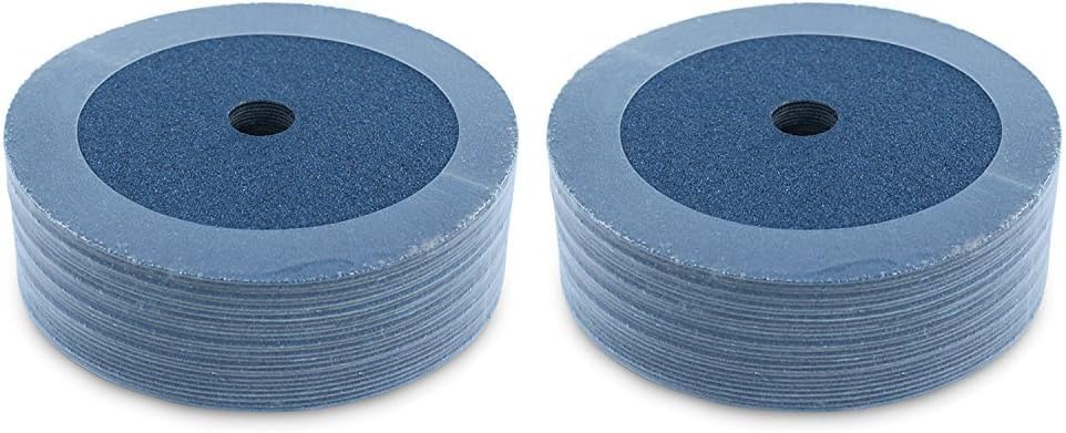 BHA 7" x7/8" Zirconia Resin Fiber Discs, 60 Grit - 50 Pack