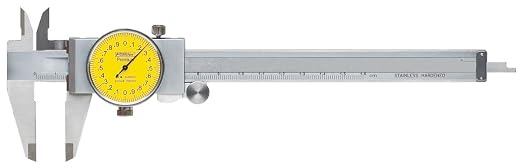 Fowler 52-008-709-0, Premium Dial Caliper With 0-150MM Measuring Range,Yellow