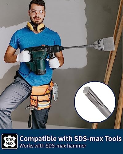 SDS Max Floor Scraper,Firecore 6 Inch by 25 Inch Thinset Removal Chisel Bit