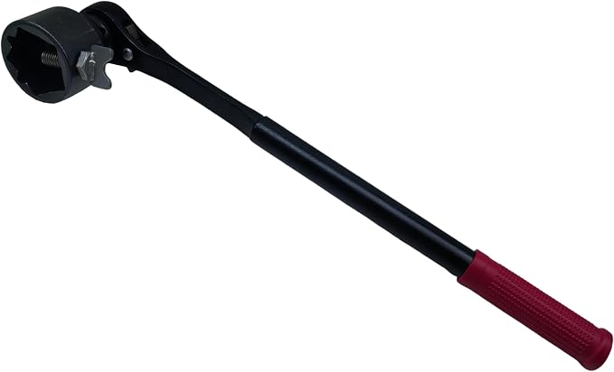Adjustable Ratcheting Hydrant Wrench, 17.3" Length | 7/8" to 1-3/4" Pentagon Nuts, 3/4" to 1-1/4" Square Nuts