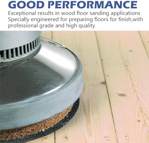 HUAALIUCHE 16" Sanding Screen Discs - 80 Grit Silicon Carbide Mesh Sanding Disc for Hardwood Floors - Heavy Duty Floor Buffer Pads, 20 Pack - Durable & Efficient Sanding