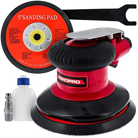 TCP Global Heavy Duty 5" Dual-Action Random Orbit Air Palm Sander