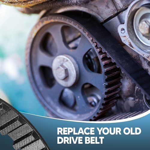 SANDER Drive Belt set of 2 Fits - 50-112 RIKON 4" x 36" SANDER 50112 - High Strength Rubber Belt - Replacement Drive Belt - Made In The USA!- Toothed Drive Belt
