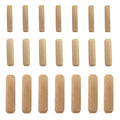 Medsuo 21pcs Wooden Dowels Assorted M6 M8 M10 Hard Wood Grooved Plugs Furniture Woodwork Pin Craft for Grooved, Craft, DIY, Carpentry (6mm 8mm 10mm)