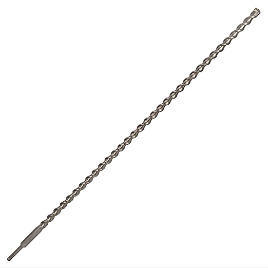 1-1/4 Inch x 39 Inch SDS Plus Rotary Hammer Drill Bit, Carbide Tipped for Brick, Stone, Concrete (1-1/4" x 37" x 39")