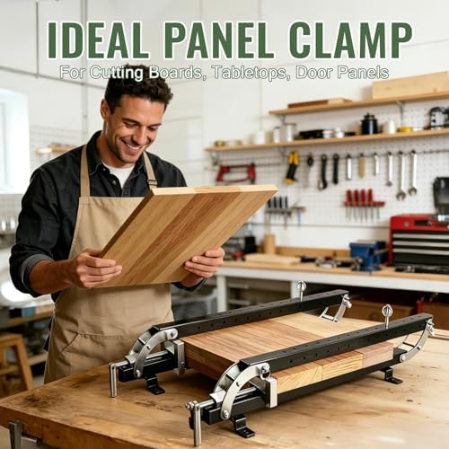 24 In Panel Clamps 2 Pack, 4-Way Pressure Steel Parallel Clamps
