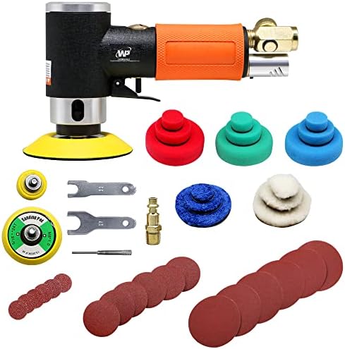 Mini Air S ander, Random Orbital Air Sander, Mini Pneumatic Sander for Auto Body Work