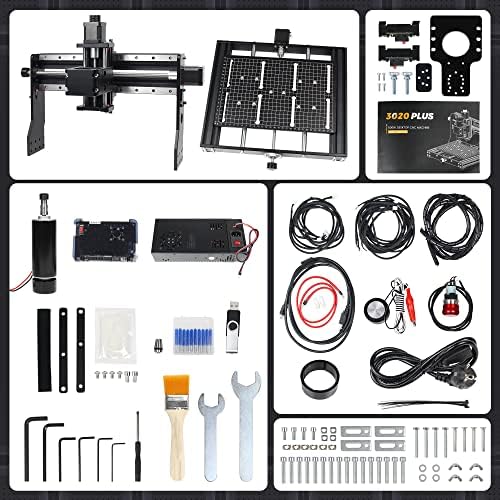 CNCTOPBAOS 3020 Plus CNC Router 500W GRBL Desktop Milling Engraving Machine