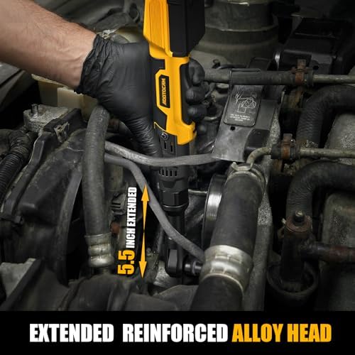 3/8" Cordless Ratchet Wrench for DeWalt 20V, 75 Ft-lbs(102N.m)