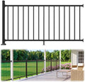 36in H x 6ft W Modular Aluminum Porch and Deck Railing Kit