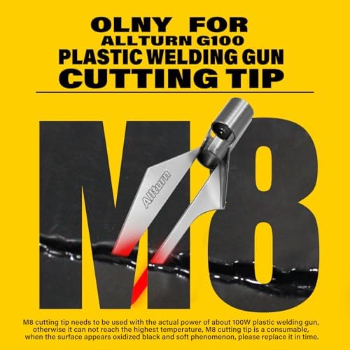 Allturn Plastic Welding Kit with Hot Cutting Tip, 3 in 1 Welder & Repair