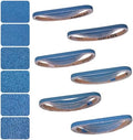 1/2x18 Inch Sanding Belts 42 Pcs 6 Grits Sizes (7 Each of 40/60/80/120/150/240 Grits) Heavy Duty Belt Sander Zirconia Belt Sander Paper for Wood, Metal, Stainless Steel, Cars, and Furniture