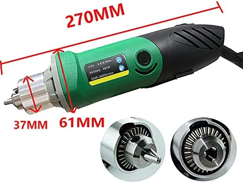 480W Rotary Tool Power Electric Die Multi-function Grinder Carver Set, 6 Step Variable Speed Adjustment, 30000RPM