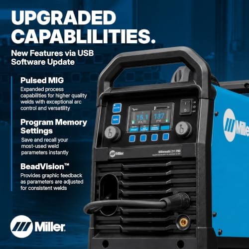 Millermatic® 211 PRO MIG Welder Machine, Dual-Voltage, Auto-Set™