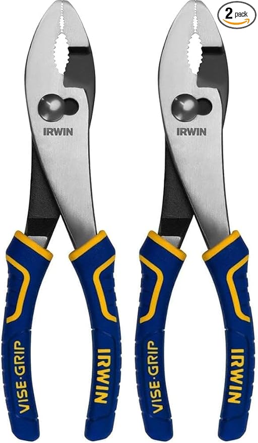 IRWIN VISE-GRIP Pliers Set, Slip Joint, 8-Inch (2078408) (Pack of 2)