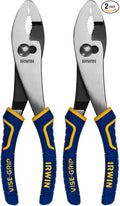 IRWIN VISE-GRIP Pliers Set, Slip Joint, 8-Inch (2078408) (Pack of 2)