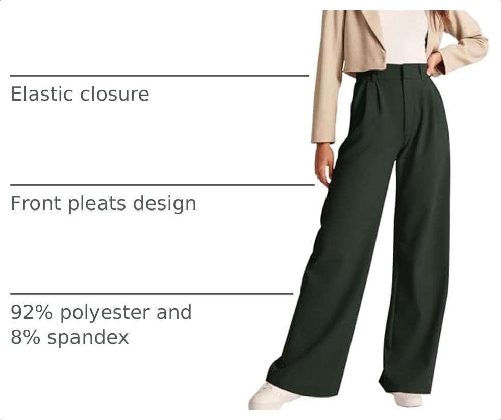 NIMIN Women Work Pants Business Casual Outfits Dress Trousers with Pockets