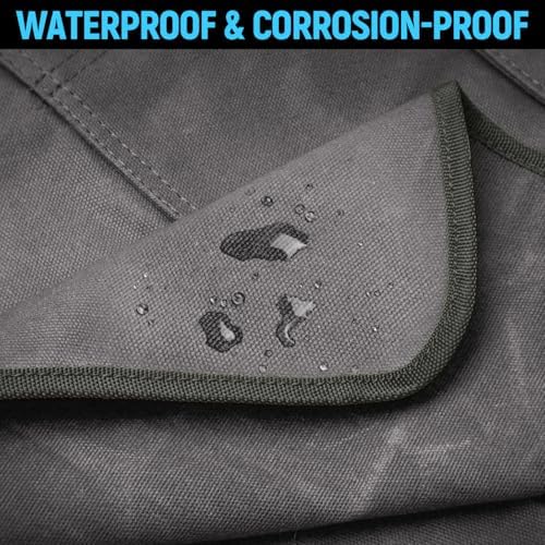 Woodworking Apron for Men, Shop Apron Bib Work Apron with 9 Tool Pockets