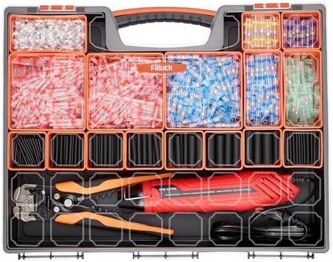 2075 pcs Heat Shrink Wire Connector Kit with Heat Gun and Wire Stripper