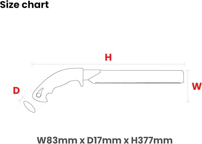 Z-saw Pipe Saw 240 with 5 Replacement Blades Set, English Replacement Manual Included, Ideal for PVC Pipe, Japanese Hand Saw