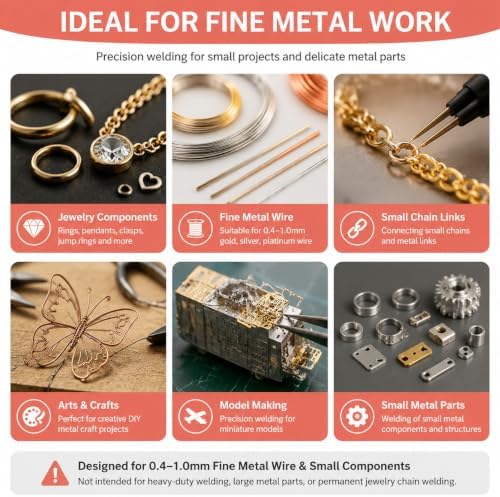 30A Jewelry Micro Welder for 0.4-1mm Fine Wire, Foot Pedal Control