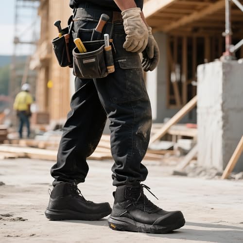 NORTIV 8 Composite Toe Work Boots for Men Waterproof