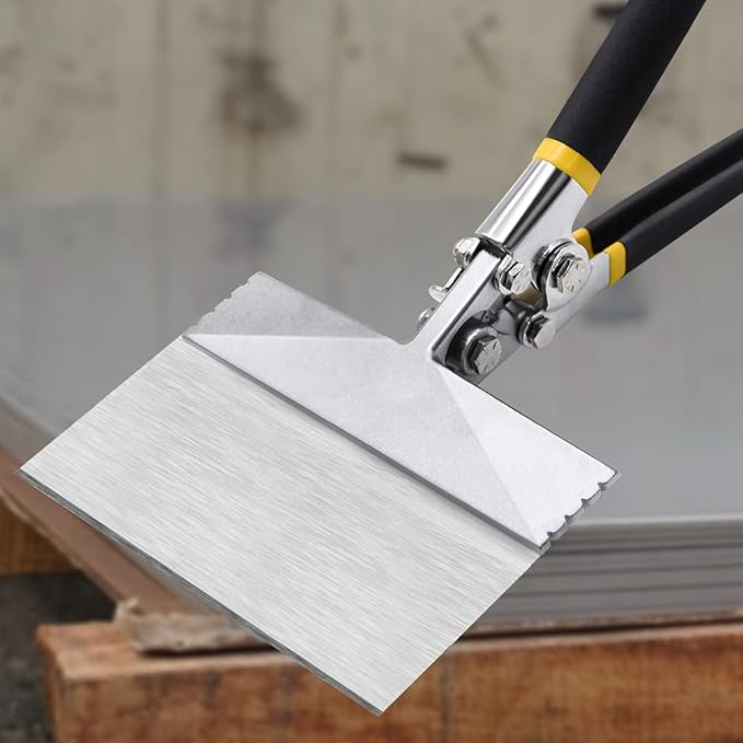 Hand Seamer, 6in Straight Jaw Sheet Metal Bender Tools, Sheet Metal Seamer Form Edge Seamer Seaming Plier with Ergonomic Handle, for Bending and Flattening Sheet Metal Hand Tool