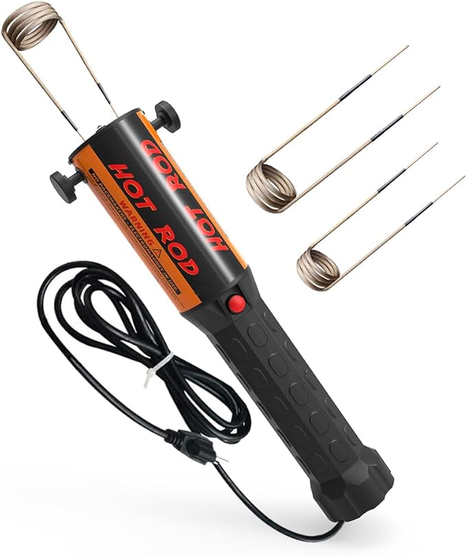 Solary Induction Heater Bolt Removal, 1200W 110V Magnetic Induction Heater Kit for Rusty Screw Removing, Nut Buster Tool with 3 Coils, HVAC Heater & Accessories