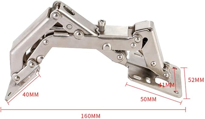175 Degree Hidden Hinges Frameless Cabinet Hinges Hydraulically Adjustable Mount Soft Close, Full Cover (175 Degree Hinge (4 Pieces)