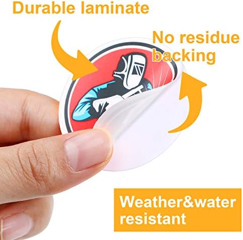 Zonon 100 Pcs Welding Stickers Decals, Hard Hat Tool Box Stickers for Helmet Welding Construction Worker Lineman Oilfield Electrician Decals