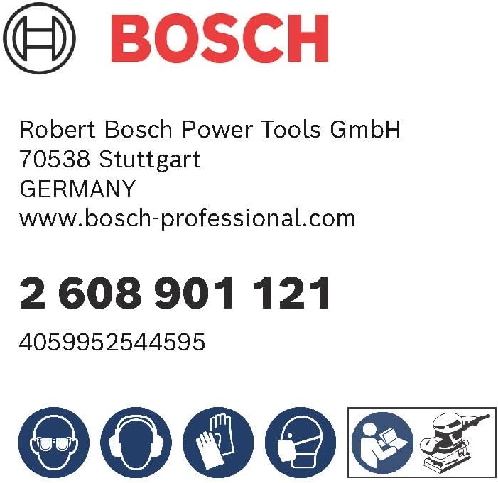 Bosch Professional 50x Expert C470 Sandpaper (Ø 125 mm, Grit 220, Accessories Orbital Sander)