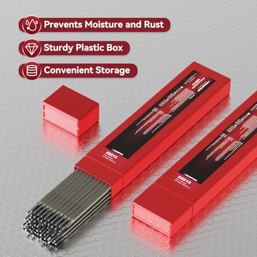 ARCCAPTAIN E6013 Welding Rods 1/8" 5 LB Carbon Steel Sticks Electrode