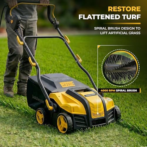 Electric Artificial Turf Sweeper Vacuum Artificial Grass Cleaner Machine