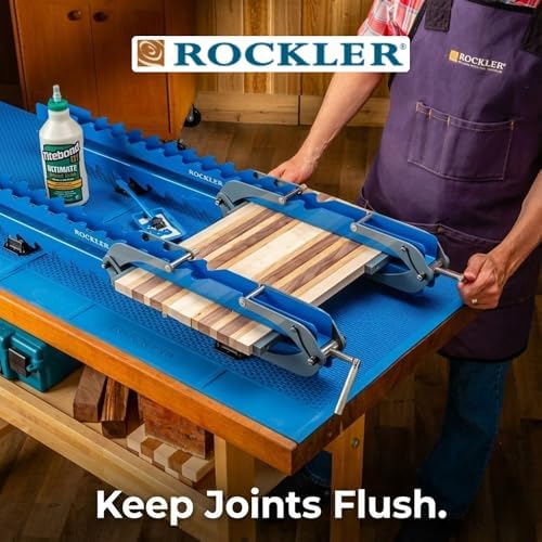 Rockler Deluxe Parallel Panel Clamps with Scissor Couplers for Panels