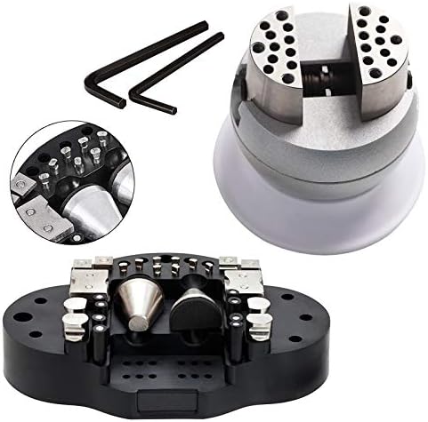 Ball Vise Engraving Setting Tool 360°Rotation Professional Ball Vise 30 PCS Attachment Jewelry Engraving Block Tools Standard Block (3inch)