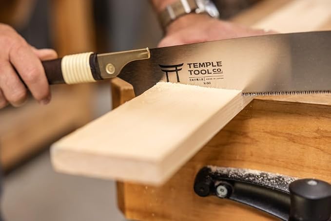 Japanese Pull Saw - 10.5 "Kataba Single Edge Hand Saw with Universal blade for Rip Cross Angle Cut -Temple Tool Co.