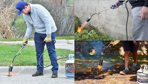 Flame King YSN340K 340,000 BTU Propane Torch Weed Burner with 10-ft Hose