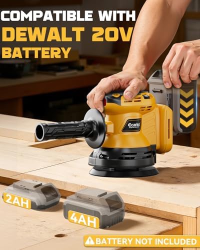 Ecarke Cordless Random Orbital Sander Compatible With Dewalt Battery