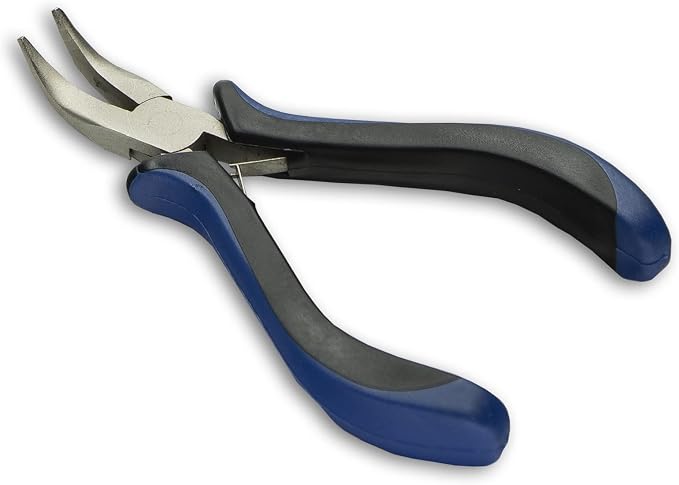 HURON Pliers, Springloaded Bent Nose (1/3/10/25/100 pc) (1pc)