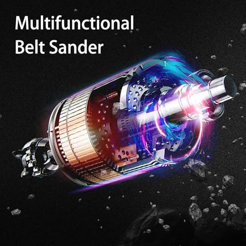 Multifunctional Wet/Dry Belt Sander & Rock Polisher with Variable Speed