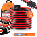 HORUSDY 25FT Jumper Cables, 1-Gauge 800A Heavy Duty Jumper Battery Cables 25 Ft Booster Jump Start, Reverse Polarity Protection - ETL Certified