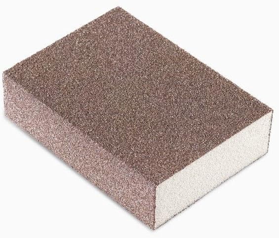 Indasa Four Sided Hand Sanding Foam Sponge Block (3200B Series) 180