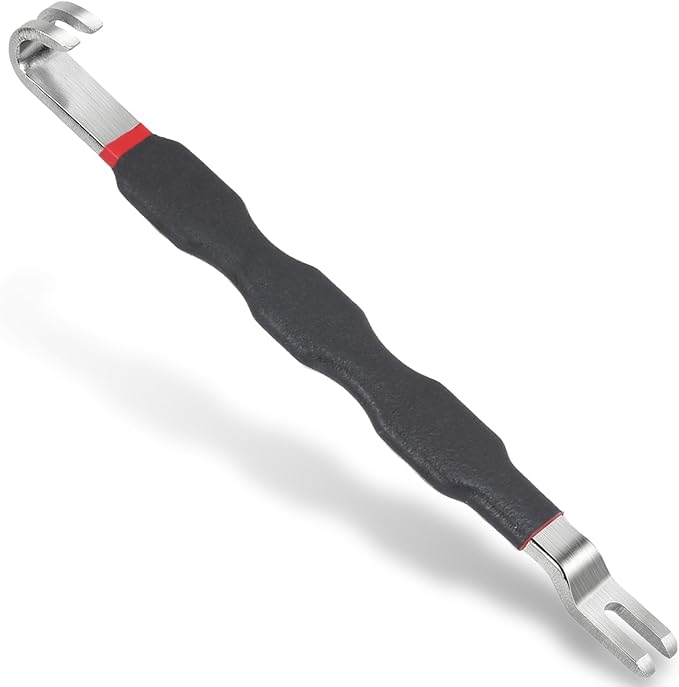 Automotive Electrical Terminal Connector Separator Removal Tool, Electrical Connector Removal Tool with Non-Slip Grip and 2-in-1 Dual End Design, Universal for Most Cars, Trucks, SUVs, Black