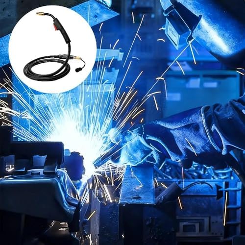 15ft 150A Mig Welding Gun Replacement M10 M15 M100 M150 Fits Miller Millermatic 90,120,130,130XP,135,140,141,150,175,180s,185, DVIs,211 MIG Welder