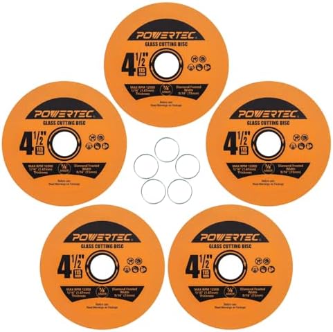POWERTEC Glass Cutting Disc for Angle Grinder (14030-P5)