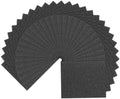 HARFINGTON 30pcs Sandpaper 80 Grit 9 x 11 Inch Waterproof Backing Silicon Carbide Abrasive Wet Dry Sanding Sheets for Wood Finishing, Metal Sanding, Automotive Polishing